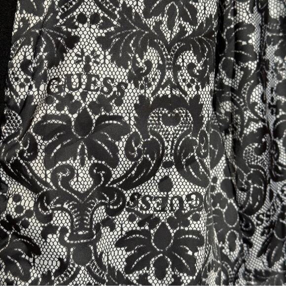 Guess Women’s Black Pea Coat Size Large New - Picture 5 of 7